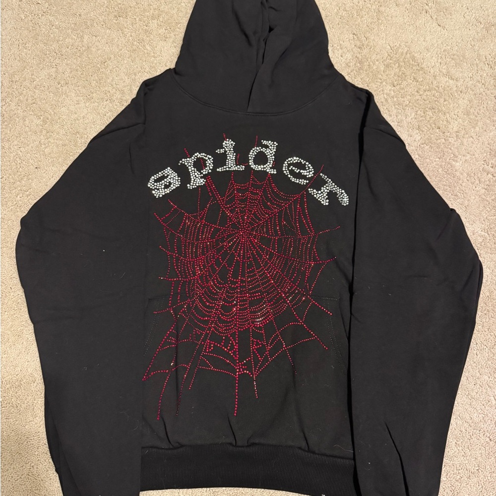 Sp5der “OG” Rhinestone Hoodie - Picture 2 of 3